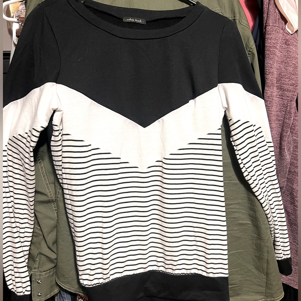 While Birch super cute and comfy sweater